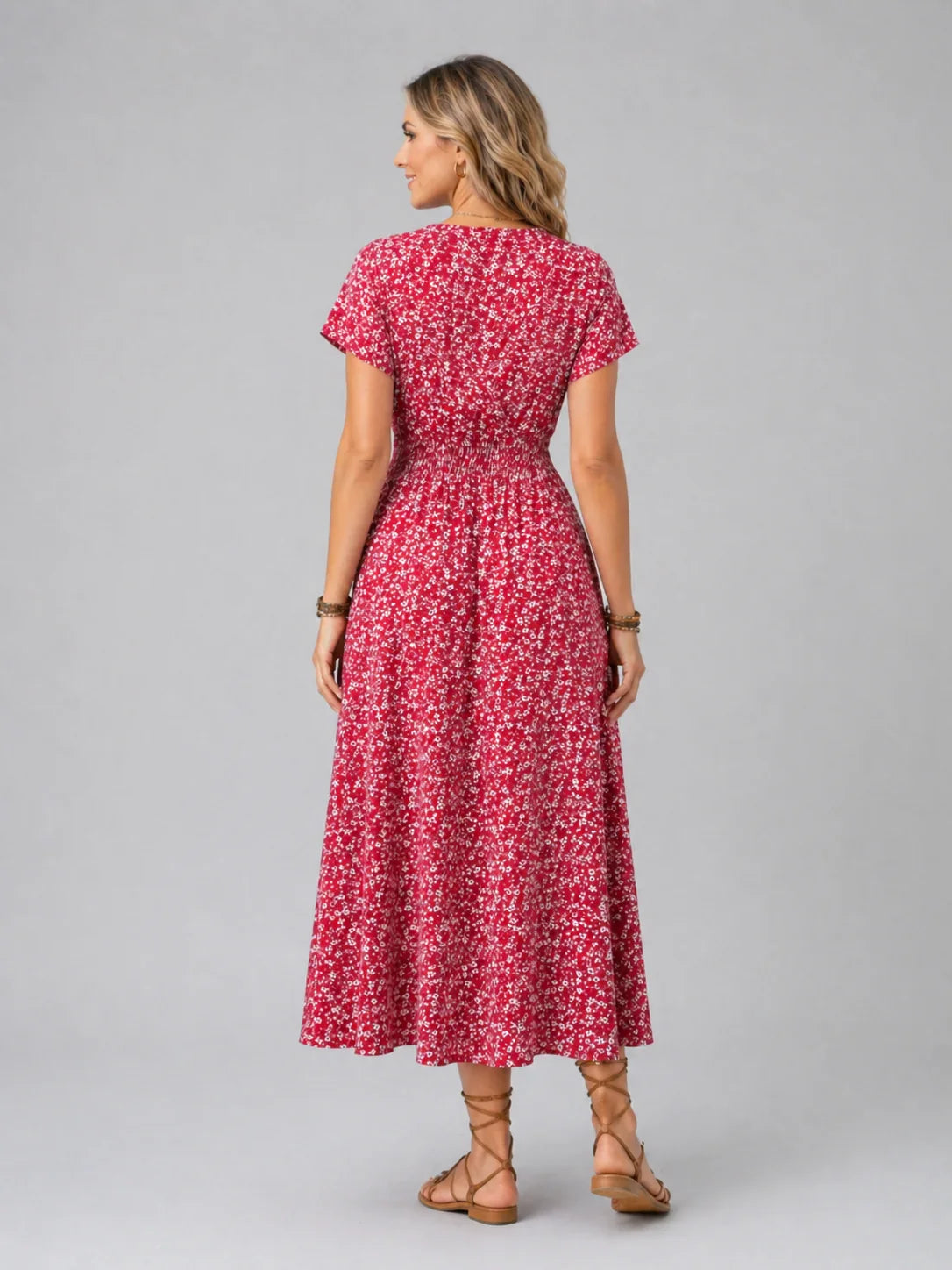 Women’s Floral Maxi Dress – Flowing Summer Style 1