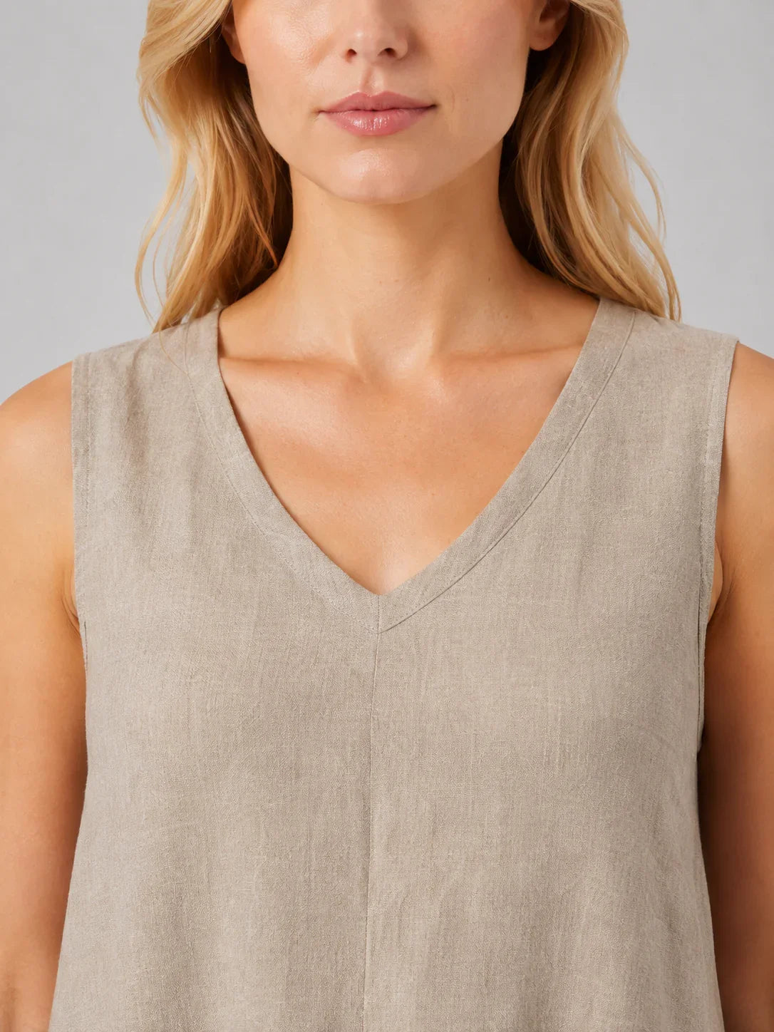 Women’s Sleeveless A-Line Maxi Dress – Relaxed Summer Elegance 1